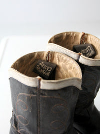 1950s Hoplalong Cassidy boots and record book