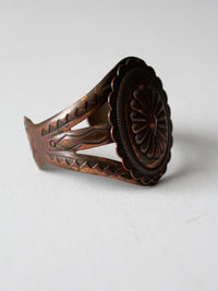 vintage copper cuff bracelet