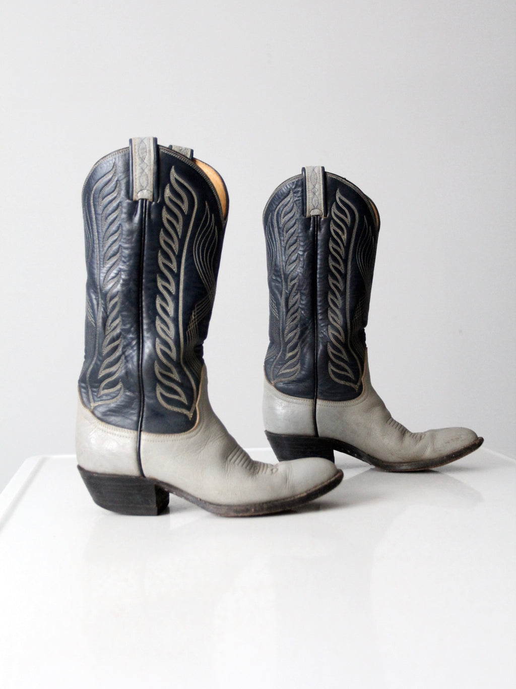 Tony lama grey boots discount