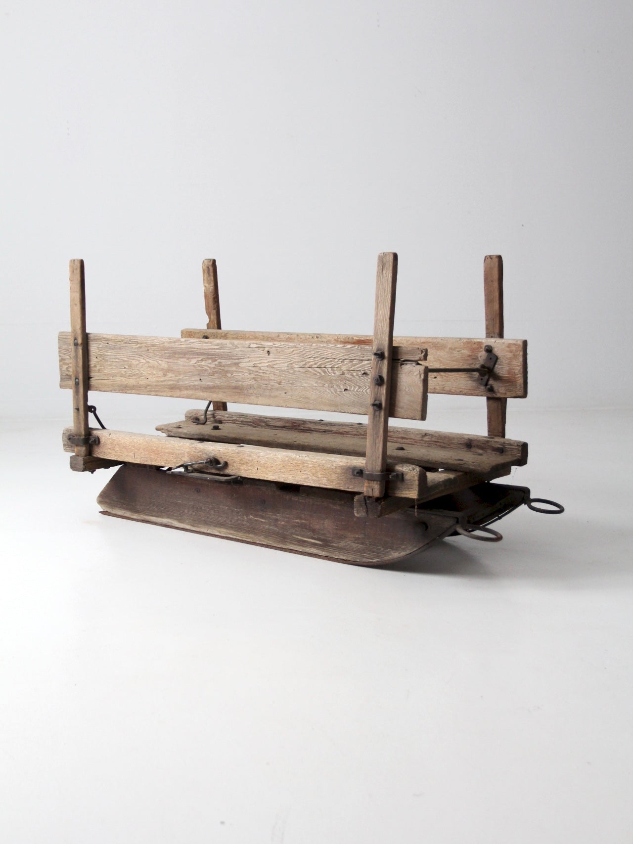 antique primitive farm sled