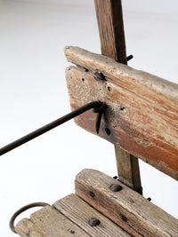 antique primitive farm sled
