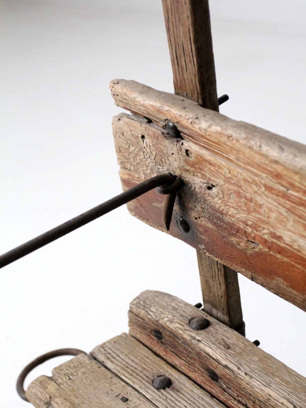 antique primitive farm sled