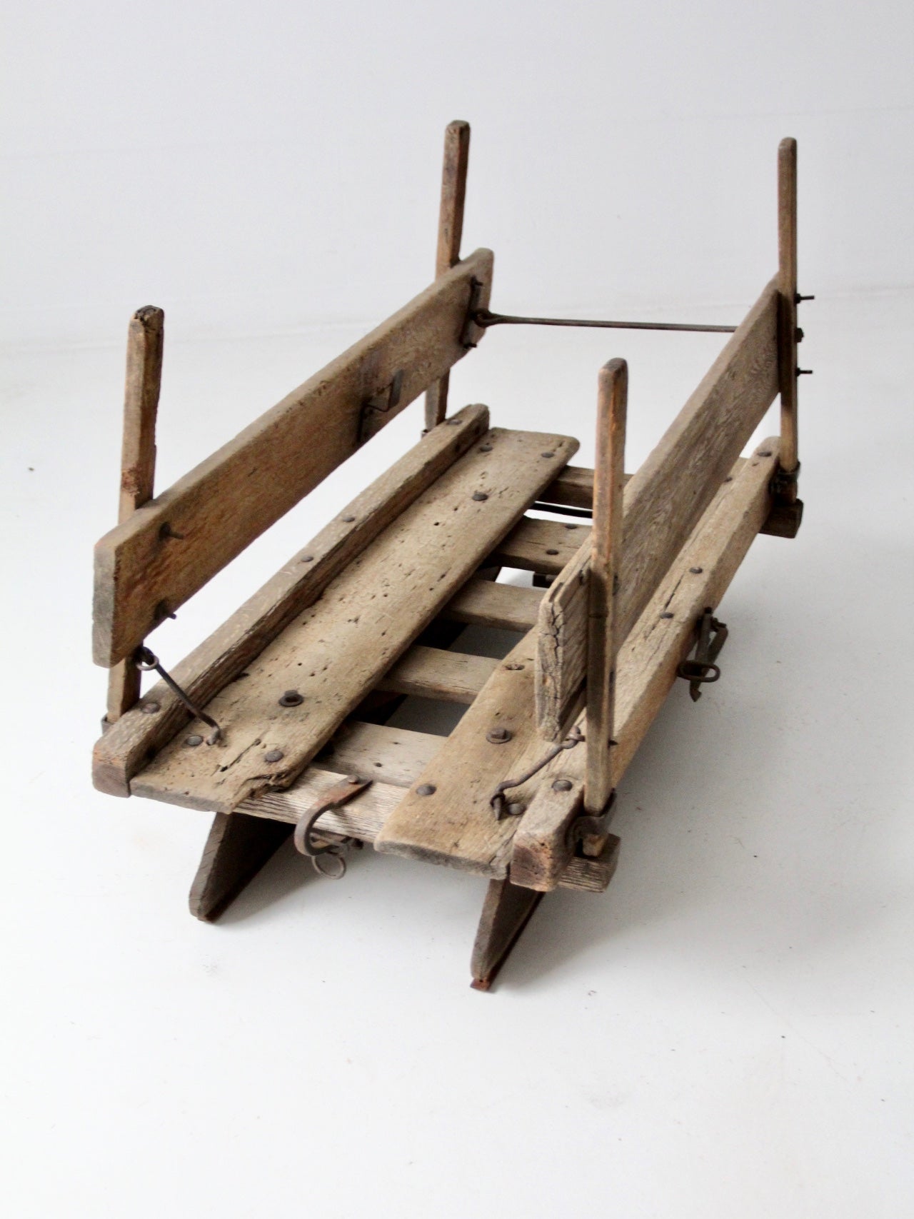 antique primitive farm sled