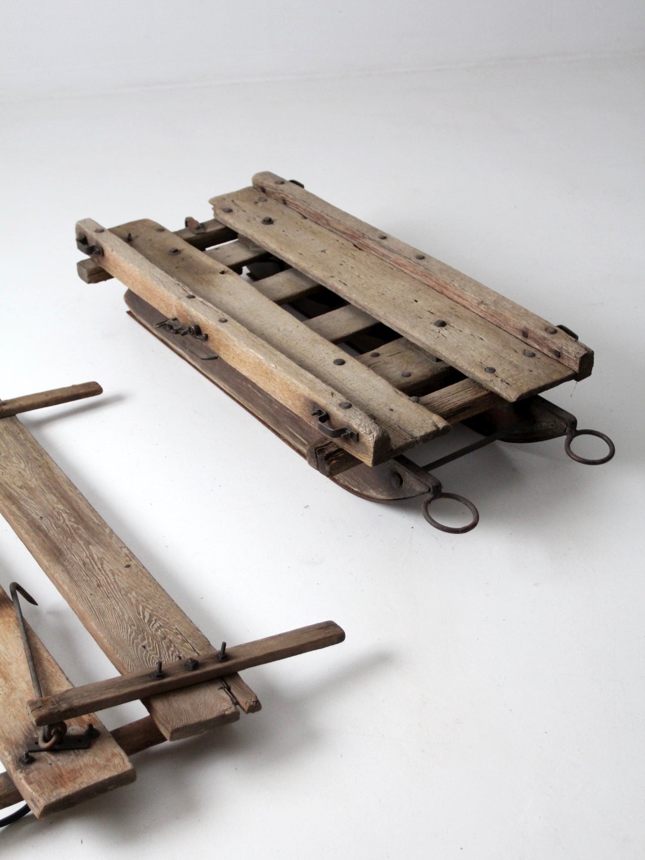 antique primitive farm sled