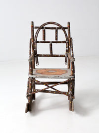 antique folk art children's chair