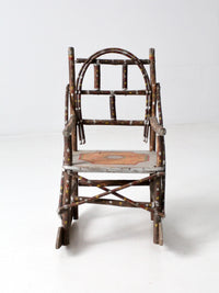 antique folk art children's chair