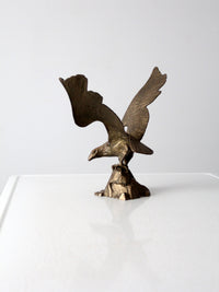 vintage brass American eagle statue