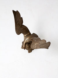 vintage brass American eagle statue