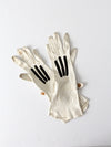 vintage leather driving gloves