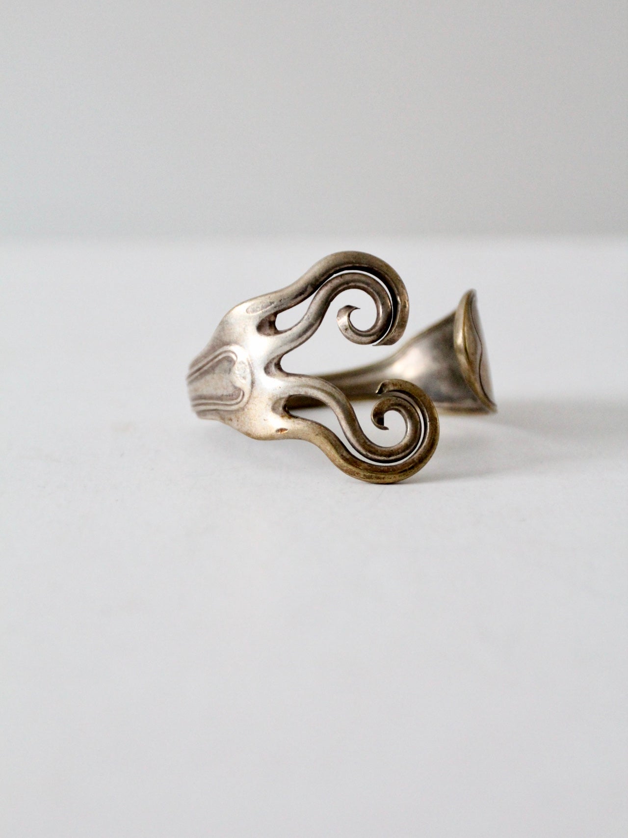 vintage fork art cuff bracelet