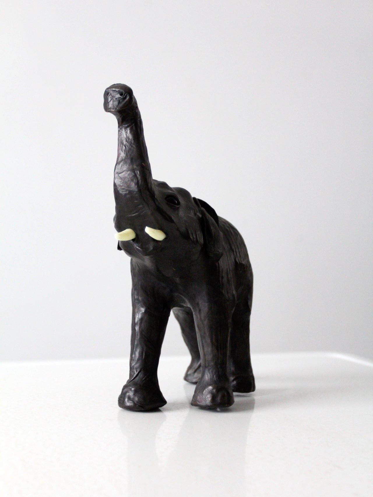 vintage leather elephant model