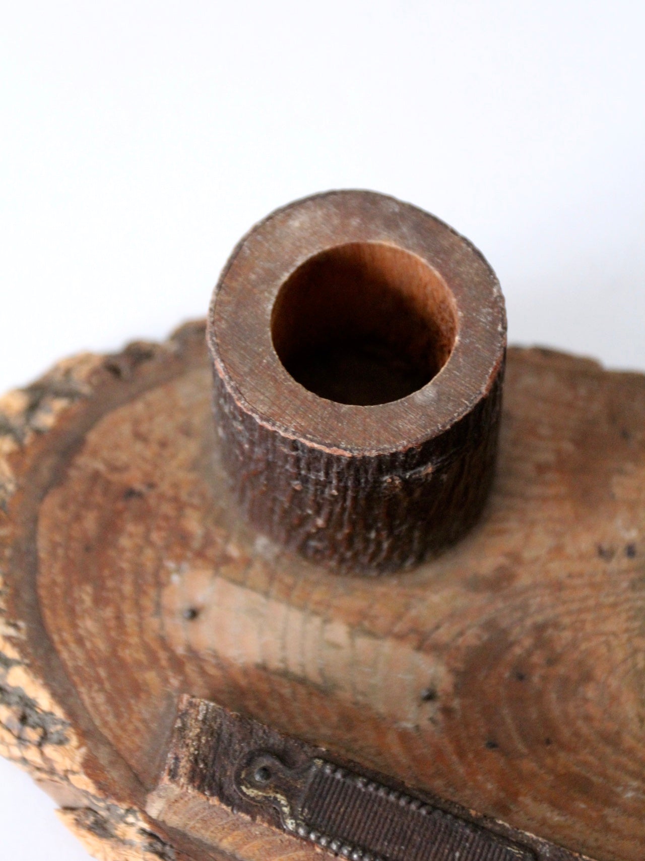 vintage ashtray with match holder and striker