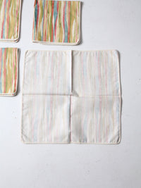 mid-century napkins set of 6