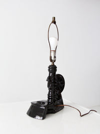 mid-century ceramic table lamp