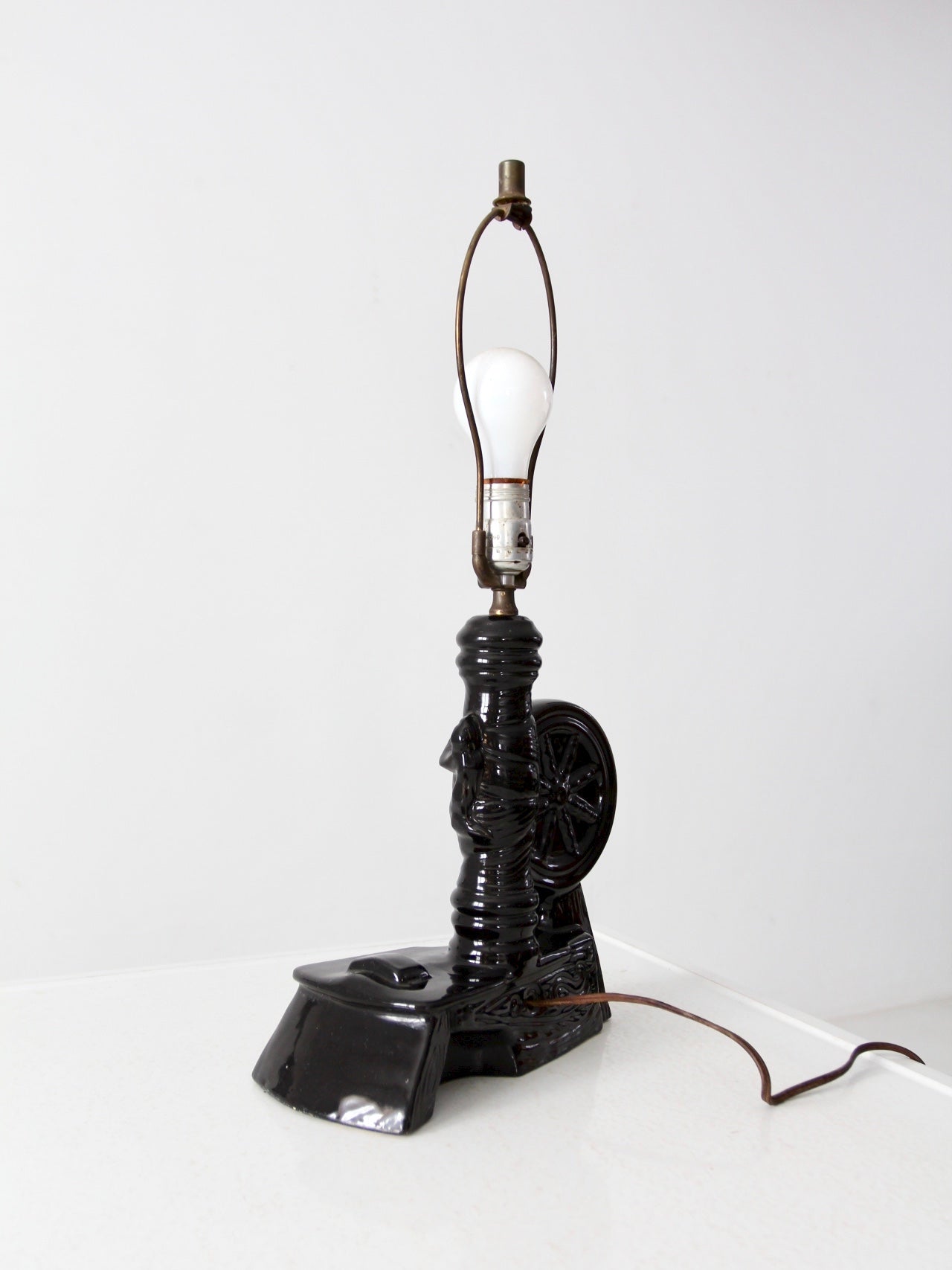 mid-century ceramic table lamp