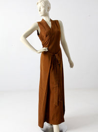 vintage 70s wrap dress