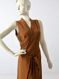 vintage 70s wrap dress