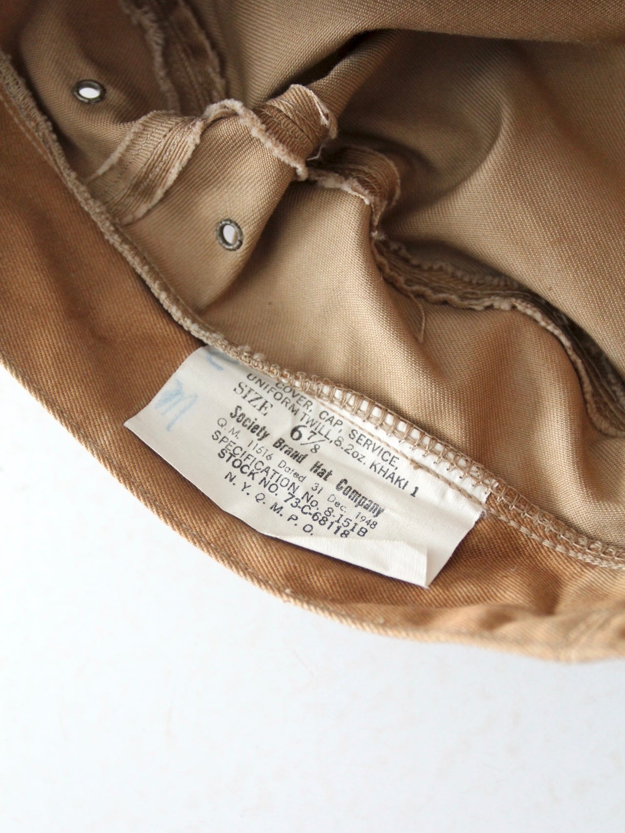 U.S. Army cap circa 1948