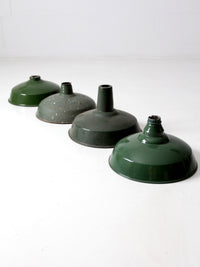 vintage industrial pendant light shades set/4