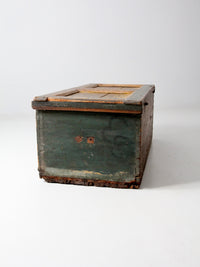 antique painted blanket chest