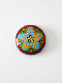 vintage cloisonne box