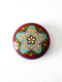 vintage cloisonne box