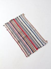 vintage striped accent rug