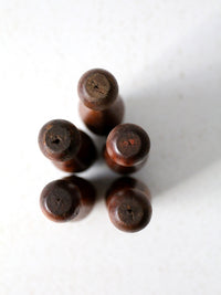 antique wooden skittles