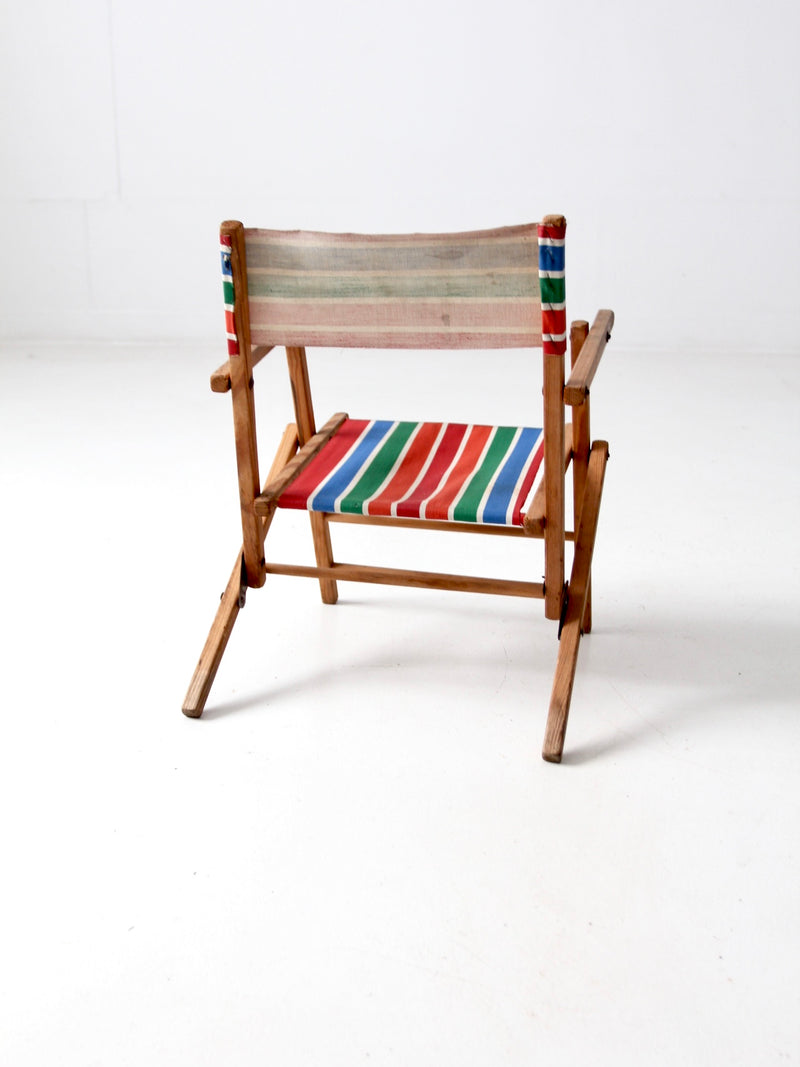 mid-century kid's folding chair