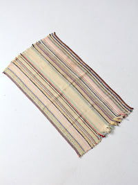 vintage stripe throw rug, 41 x 24