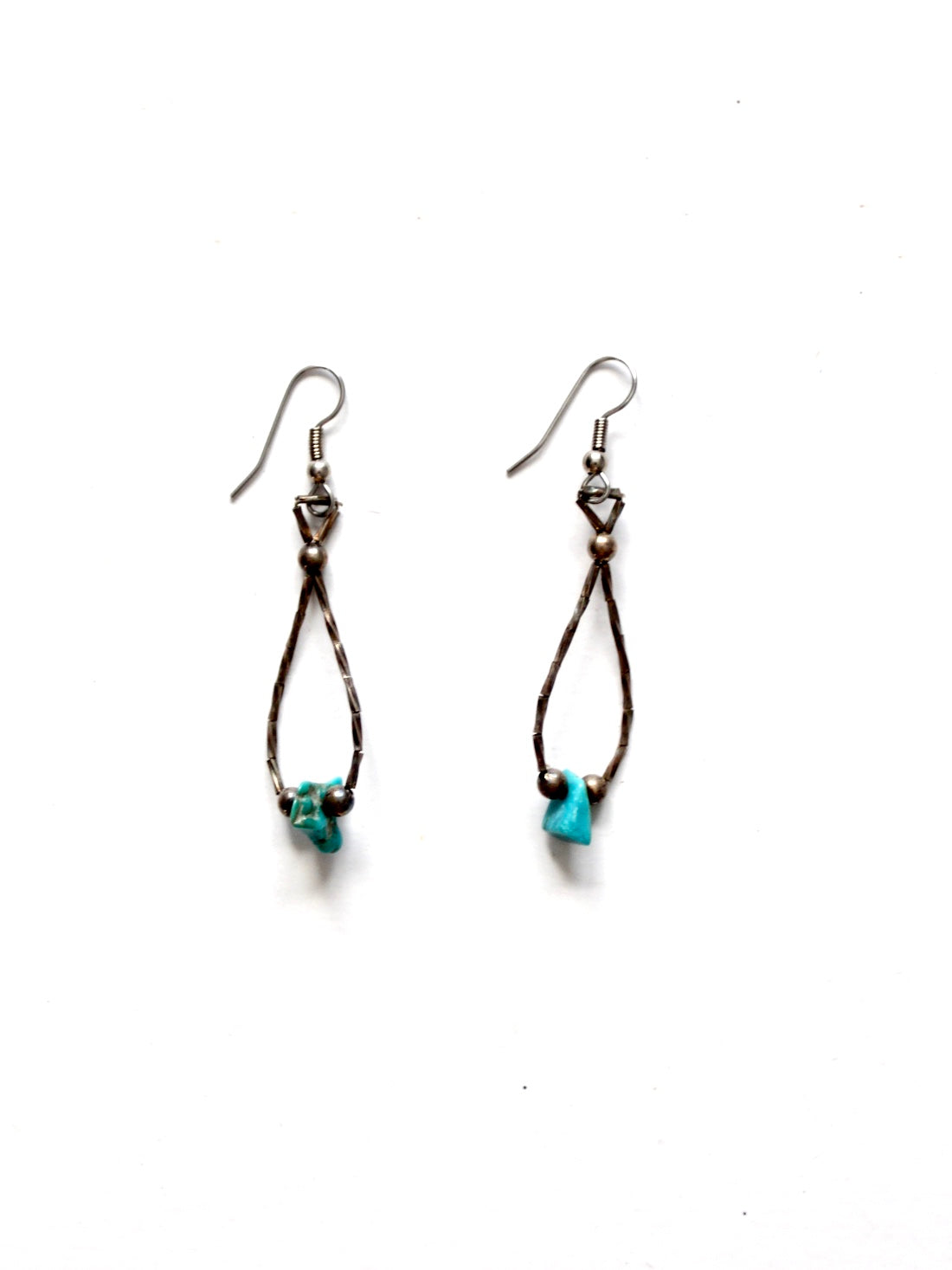 vintage turquoise drop earrings