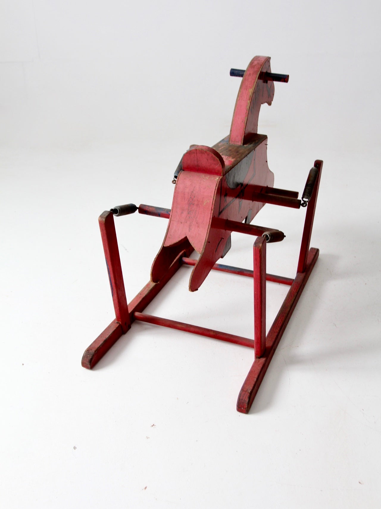 vintage spring rocking horse