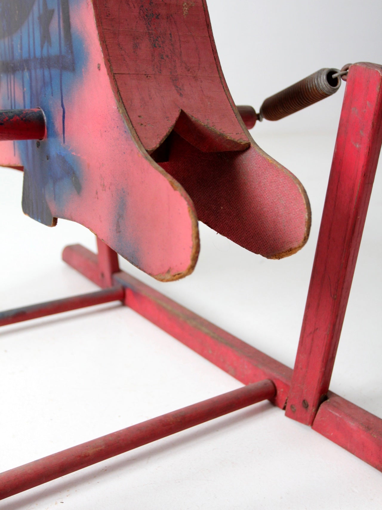 vintage spring rocking horse