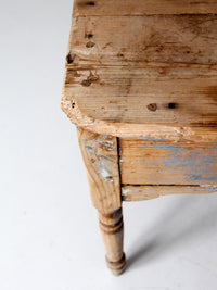 antique primitive desk table