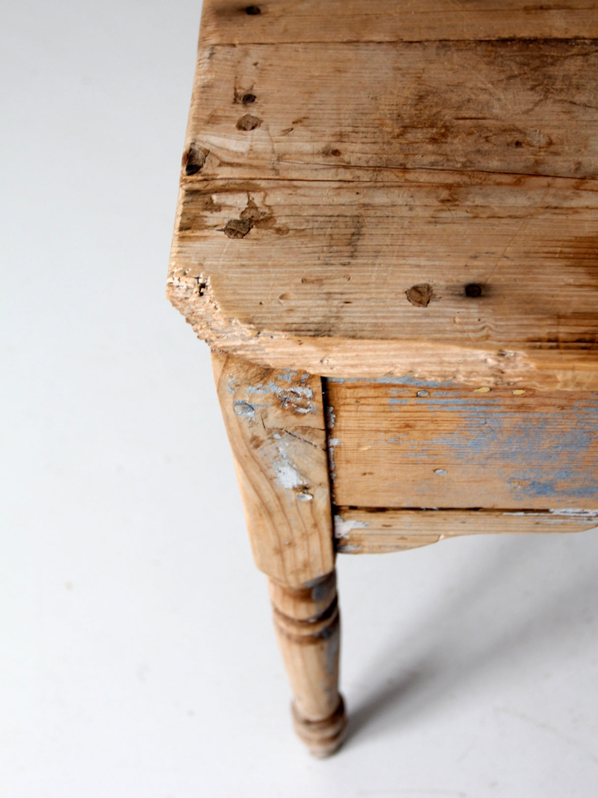 antique primitive desk table