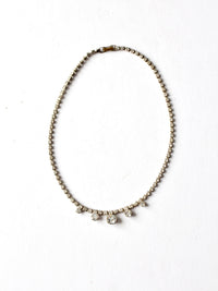 vintage rhinestone necklace