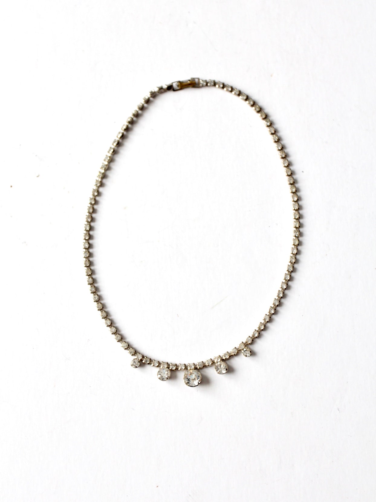 vintage rhinestone necklace