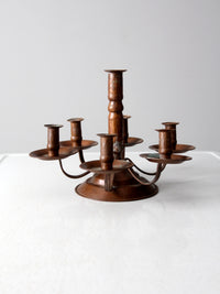 antique copper candelabra