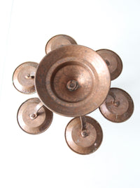 antique copper candelabra