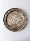 antique Gotham silver on copper tray