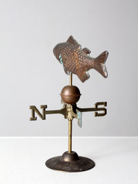 vintage copper fish weathervane