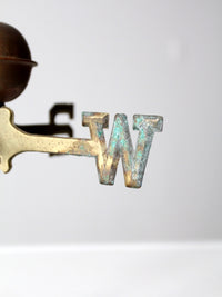 vintage copper fish weathervane