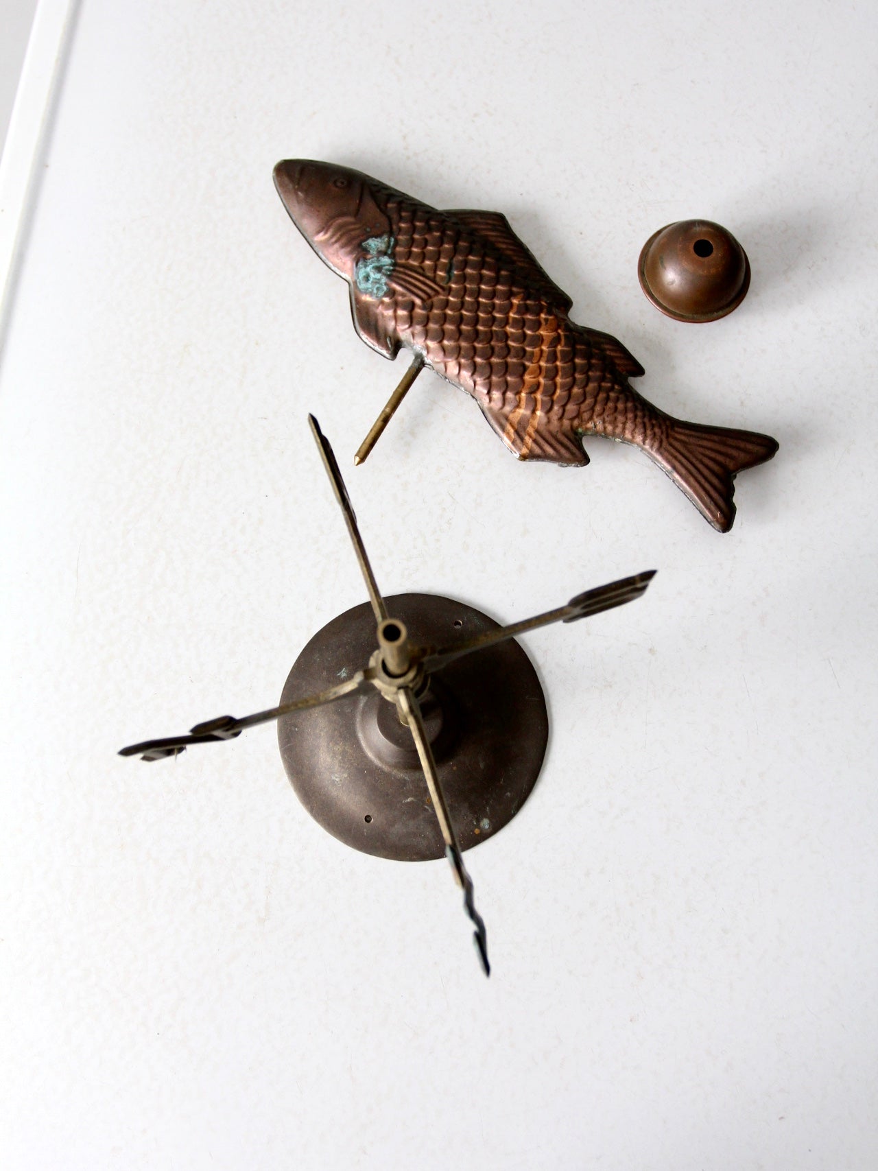 vintage copper fish weathervane