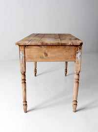 antique primitive desk table