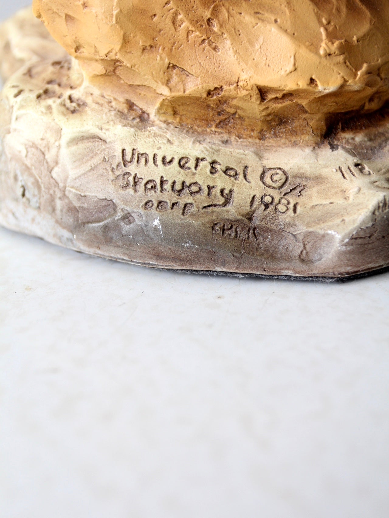 Native American Chief statue circa 1981