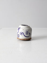 vintage Asian floral vase