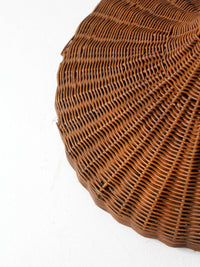 antique wicker plant stand