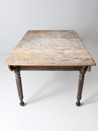 antique farmhouse table