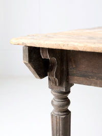 antique farmhouse table