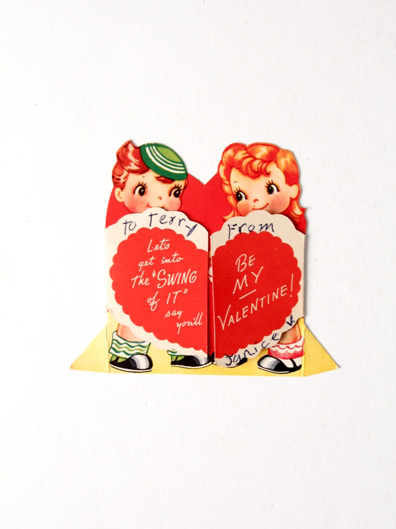 vintage 1940s Valentine's card by A-Meri-Card